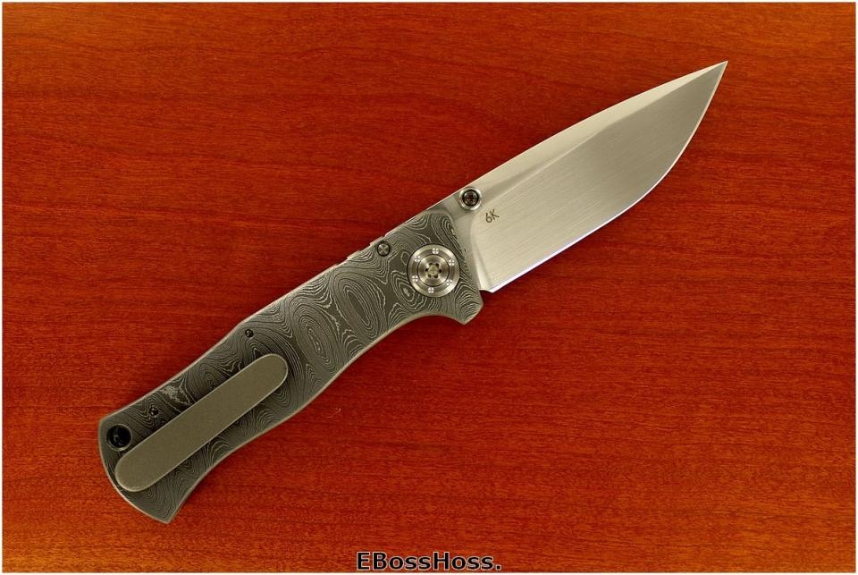 Todd Rexford Damascus Integeral Linerlock Epicenter Mini